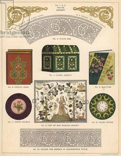 Decorative items (colour litho)