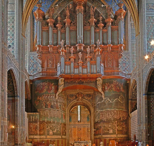 Depicting the organ with the Last Judgement