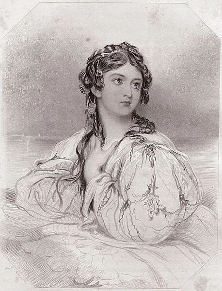 Desdemona, from the play Othello, 'Gallery of the Women of Shakespeare', 1838
