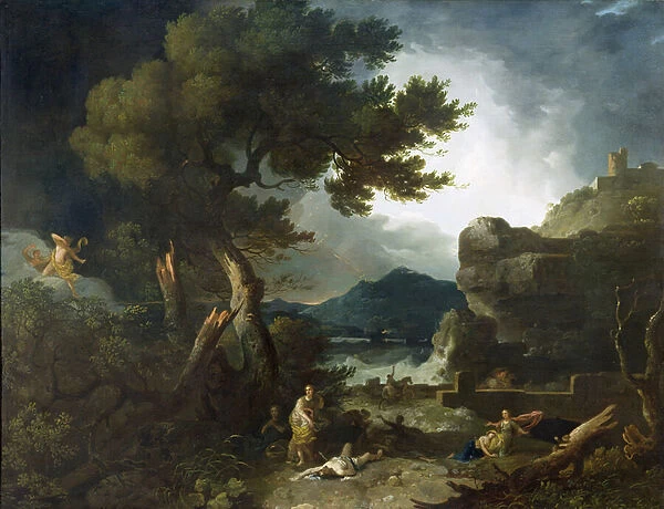 The Destruction of Niobes Children, 1760 (oil on canvas)