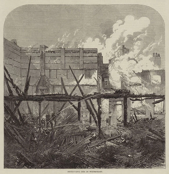 Destructive Fire in Whitefriars (engraving)