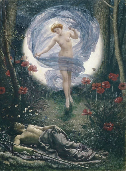Diana and Endymion, 1901 (oil on canvas)