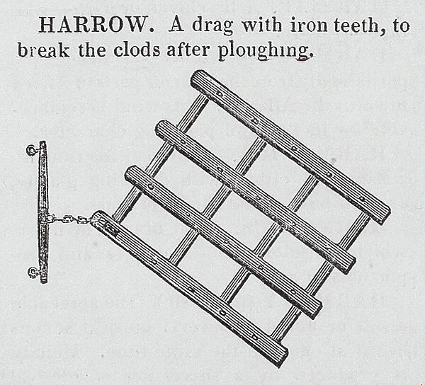 Dictionary: Harrow (engraving)