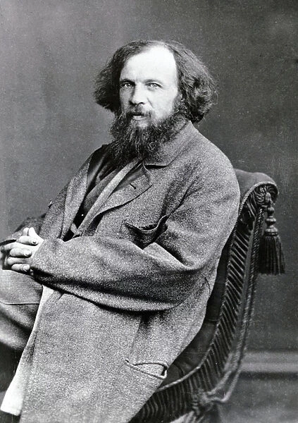 Dmitri Ivanovich Mendeleev (b  /  w photo)