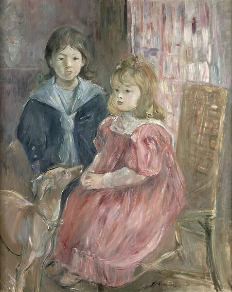 Double portrait of Charley and Jeannie Thomas, children of the artists cousin