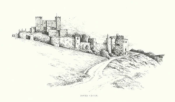 Dover Castle (litho)