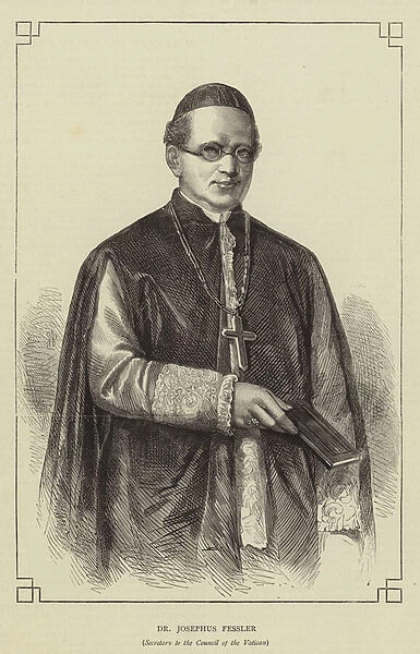 Dr Josephus Fessler (engraving)