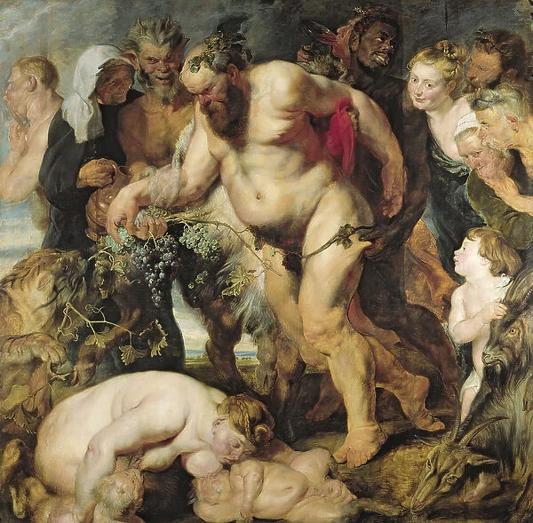 The Drunken Silenus, c. 1617-18 (oil on panel)