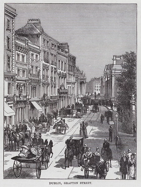 Dublin, Grafton Street (engraving)