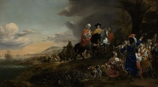 The Dutch Ambassador on his Way to Isfahan, 1653-59 (oil on canvas)