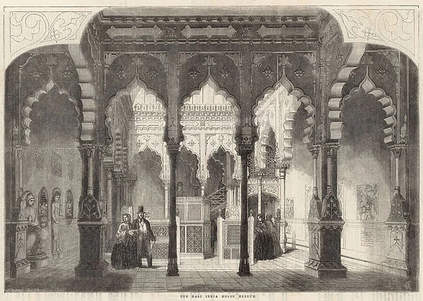 The East India House Museum (engraving)