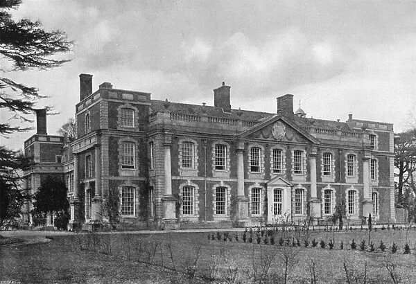 East Front from South-East (b  /  w photo)