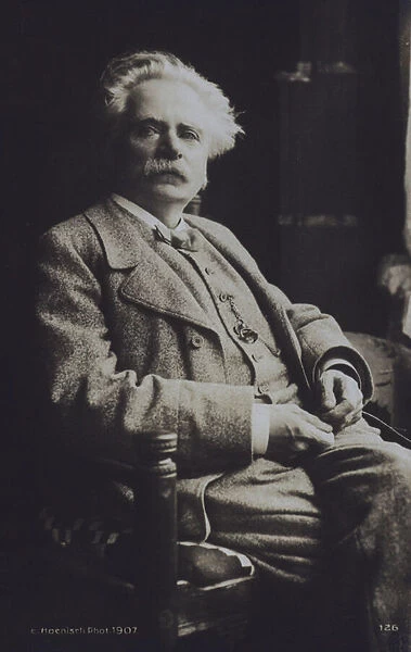 Edvard Grieg (b  /  w photo)
