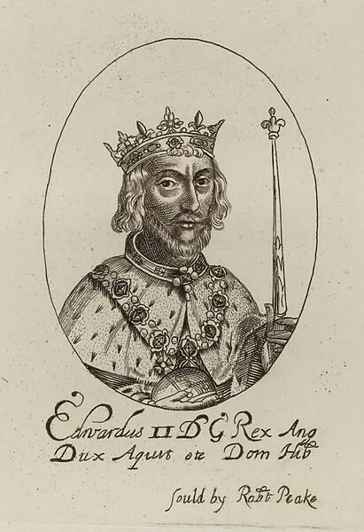 Edward II, King of England (engraving)