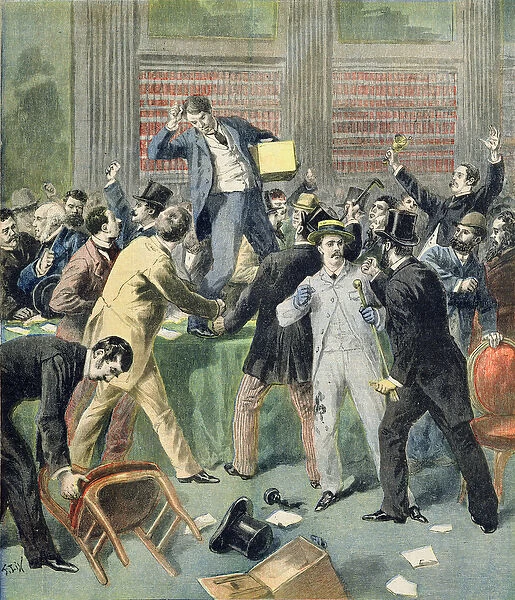 Election of the new President, from the illustrated supplement of Le Petit Journal