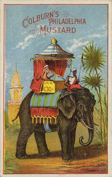 Elephant Ride (chromolitho)