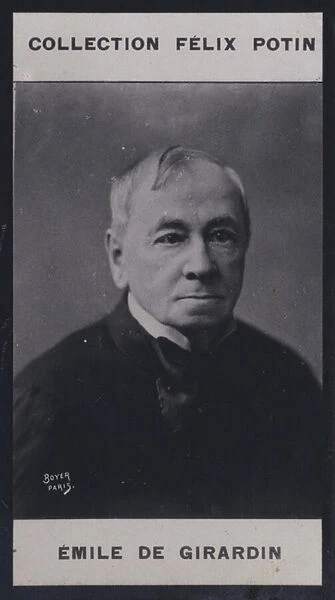 Emile de Girardin (1806-1881) (b  /  w photo)