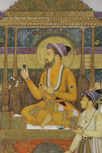 Detail from The Emperor Shah Jahan on the Peacock Throne