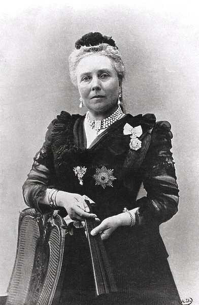 Empress Victoria (1840-1901) (b  /  w photo)