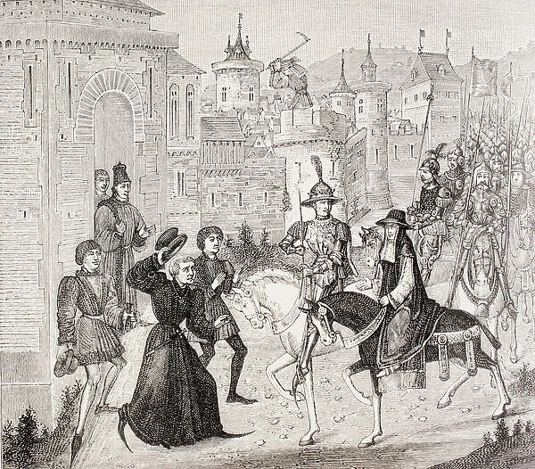 Entry of Louis VIII and the Papal Legate, Cardinal St. Angelo into Avignon in 1226