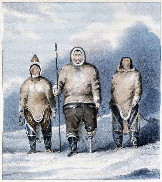 Eskimos: Shulamina, Tulluachiu and Tirikshiu, 19th century