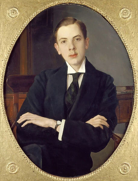 Evgenii Sergheevich Mikhailov, the Artists Nephew, 1916 (oil on canvas)
