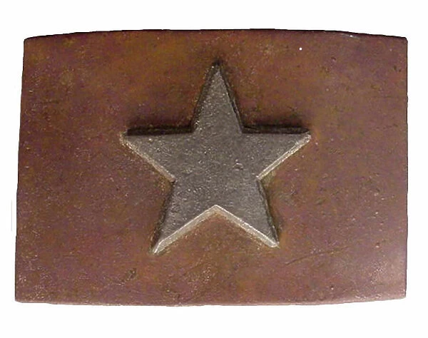 Excavated Texas or Mississippi Confederate belt plate