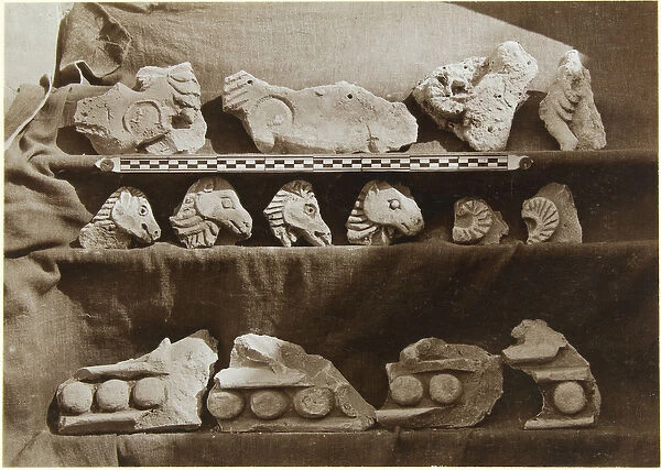 Excavation of Samarra (Iraq): Fragments of a Frieze with Camel Figures