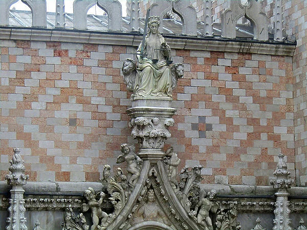 Detail from the facade of the Doge's Palace