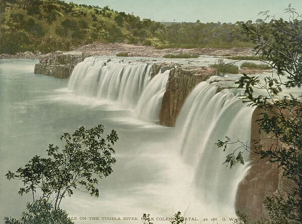 Falls on the Tugela River near Colenso, Natal, c. 1900 (photomechanical print)