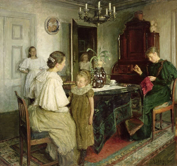 The Family of the Artist, 1895 (oil on canvas)