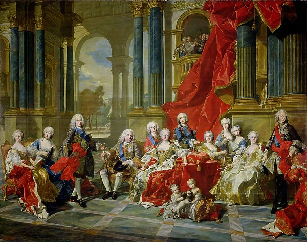 The Family of Philip V, 1743 (oil on canvas)