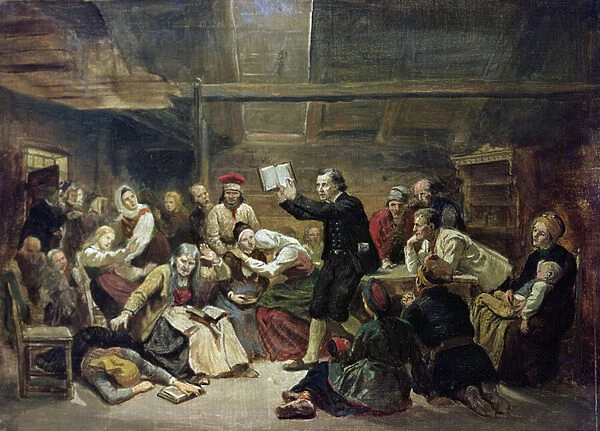 The Fanatics, 1866 (oil on canvas)