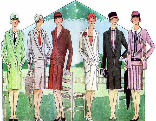 Fashion: coats and suits in spring 1928