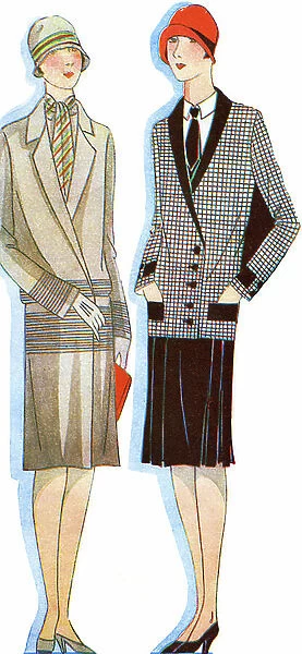Fashion: suits in spring 1928