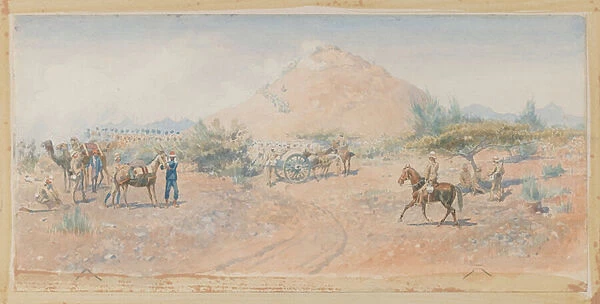 The fight at Hasheen, 1885, 1885 (w  /  c)