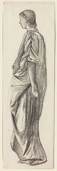 Figure in Robes (pencil on paper)
