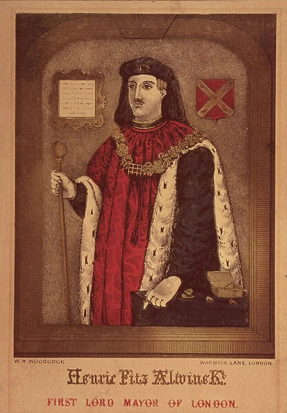 The First Lord Mayer of London by W. Woodcock (aquatint)