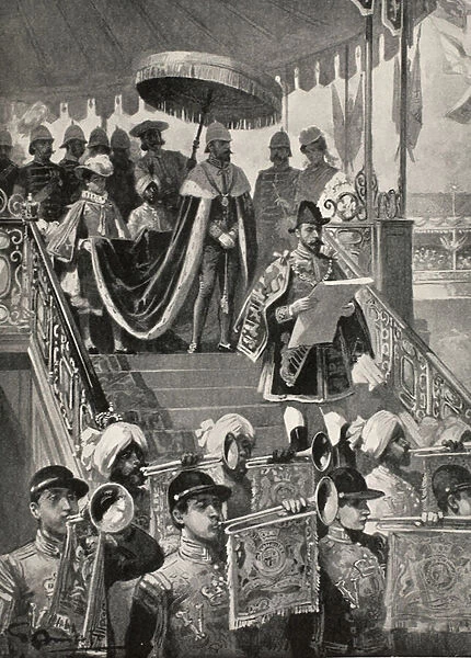 The First Proclamation of the Indian Imperial Title of the British Crown at Delhi