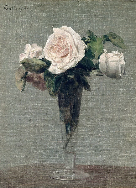 Flowers, 1872 (oil on canvas)