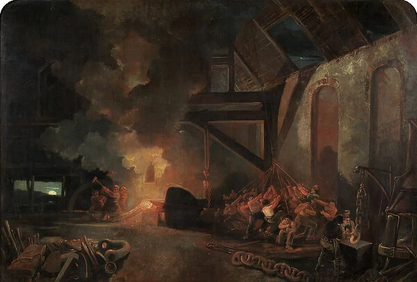 Forging the Anchor (oil on canvas)
