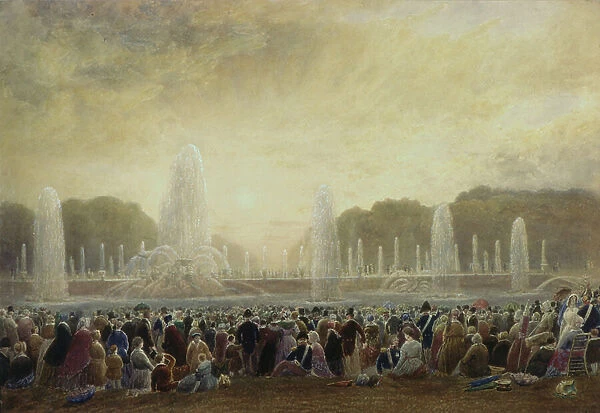 The Fountains at Versailles (w / c)