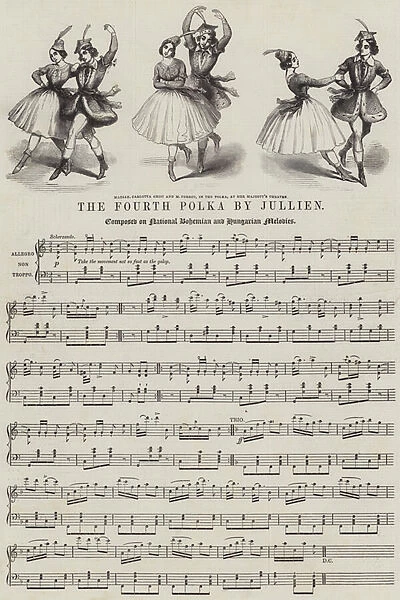 The Fourth Polka by Jullien (engraving)