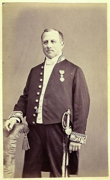 France, Franche-Comte (Franche Comte), Haute-Saone (70): Portrait of Duke Alfred Philippe Etienne Gabriel Ferdinand de Marmier (1805-1873), Depute of the Haute Saone