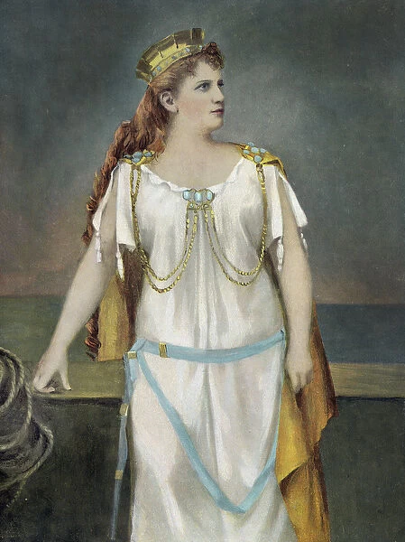 Frau Katherine Klafsky as Isolde, published by D. Appleton & Co
