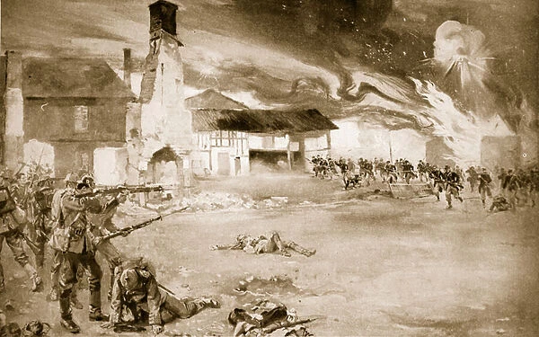 French defeat the German Imperial Guard in a village which changed hands four times