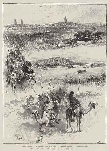 The French Expedition to Timbuctoo (engraving)