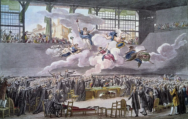 French Revolution: 'Le oath du jeu de Paume le 20 juin 1789'