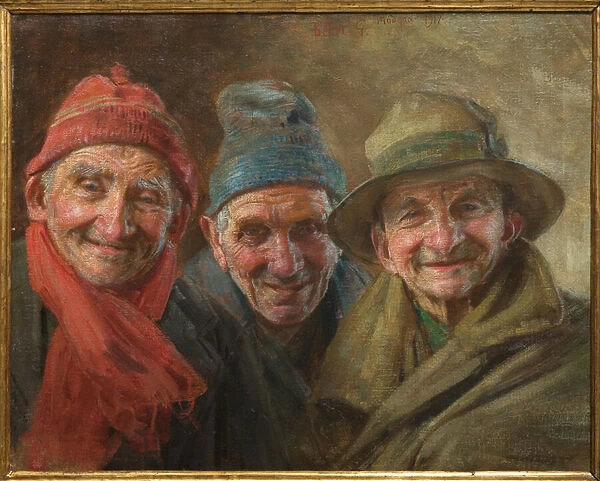 Three Friends 1917 (oil on canvas)