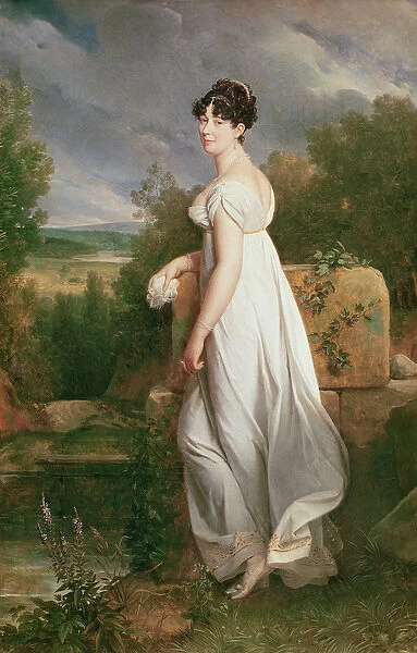 Full-length Portrait of Madame Visconti, wife of the former ambassador of the Cisalpine Republic